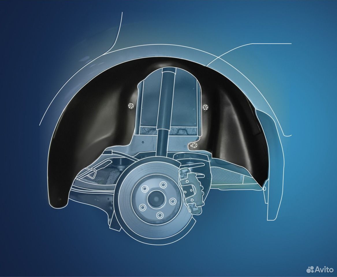 Подкрылки задние Nissan Almera