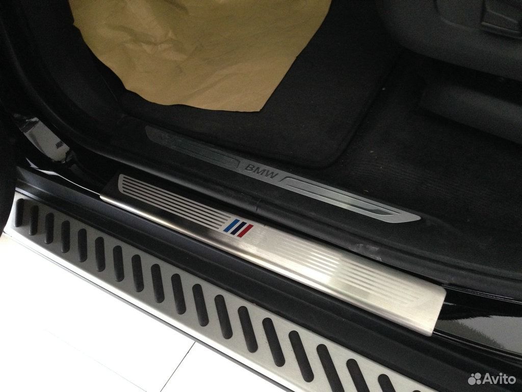 Накладки на внешние пороги на BMW X5 F15