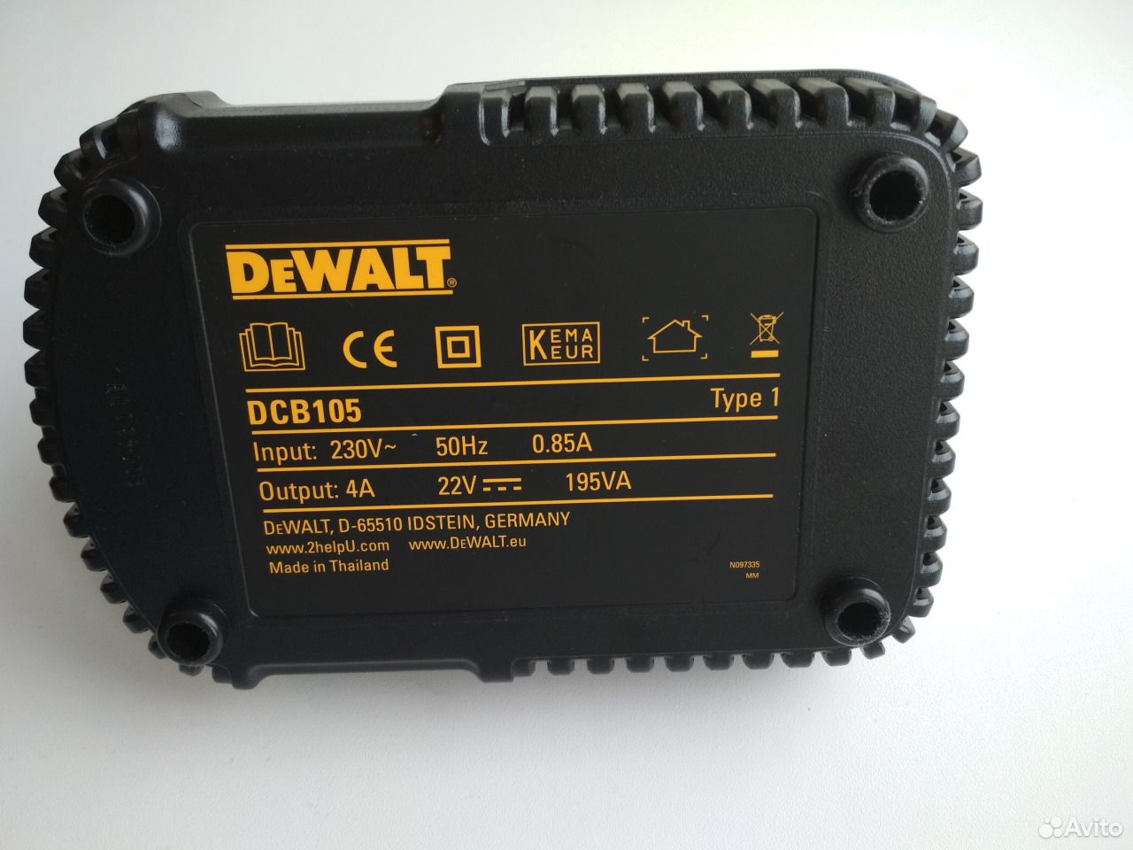 Схема dewalt dcb 105