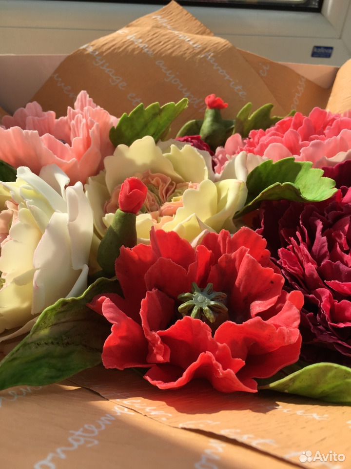 Подарок на 8 марта. Цветы из бельгийского Шоколад купить на Зозу.ру - фотография № 1