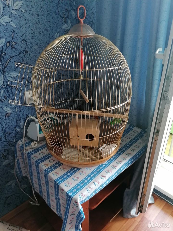 Клетка для попугаев купить на Зозу.ру - фотография № 2