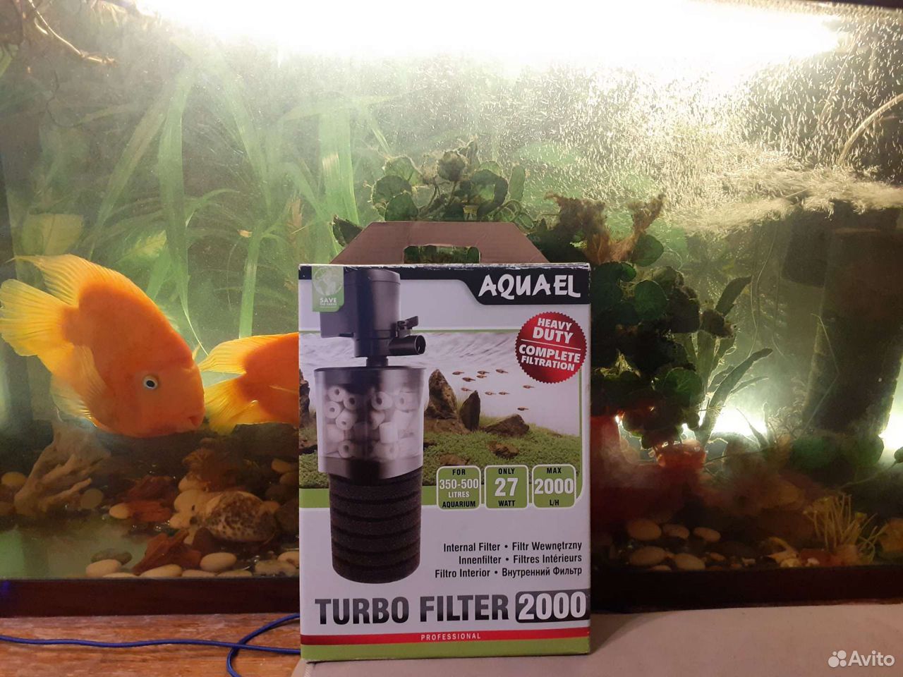 Фильтр Aquael turbo 2000(на з/ч) купить на Зозу.ру - фотография № 2