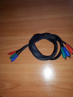 Компонетный видео кабель Philips 3RCA-3RCA