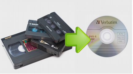 Запись с видеокассет всех форматов на диск, флешку
