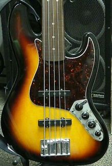 Гитара Fender MIM Fretless Jazz Bass Deluxe