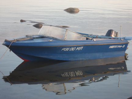 Пластиковый катер Нептун, мотор Tohatsu 30
