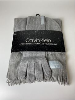 Шапка, шарф и перчатки Calvin Klein Оригинальные