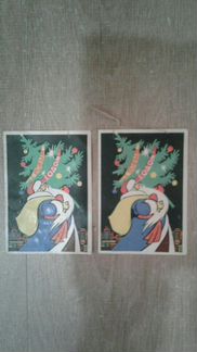 Рекламная открытка-буклет СССР
