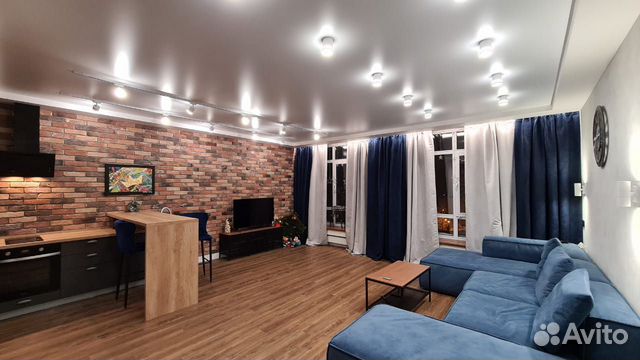 

Квартира-студия, 52 м², 2 кровати