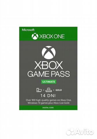 Xbox gamepass ultimate на год