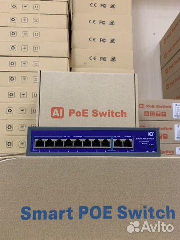 Сетевой POE коммутатор ST-S84POE