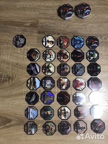 Карточки, жетоны звёздные войны. Магнит