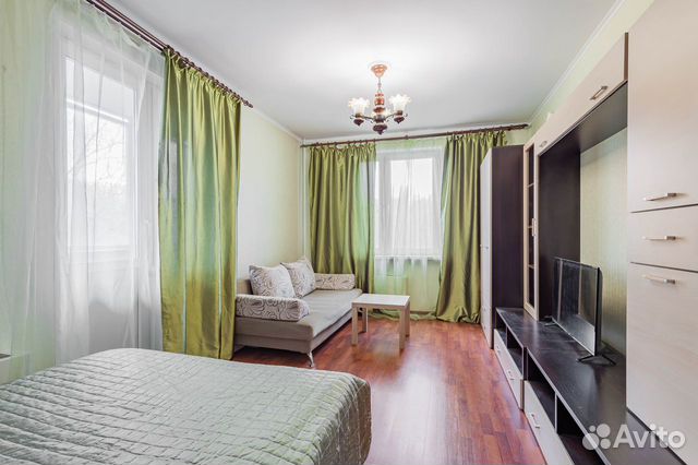 

1-к. квартира, 38 м², 2 кровати