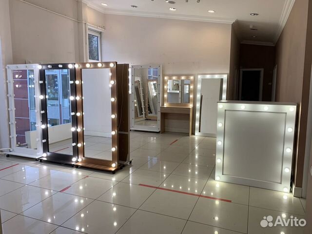 Зеркало с лампочками