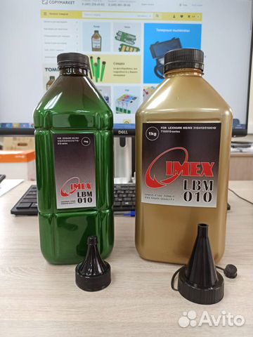 Тонер для Lexmark тип LBM 010 (флакон 1 кг)