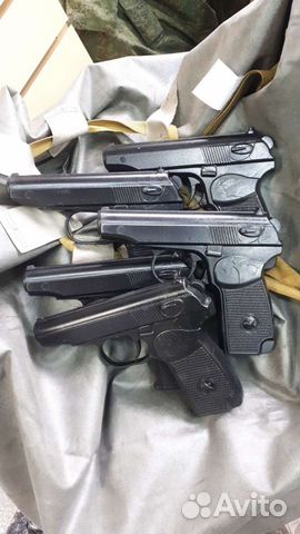 Тренировочный резиновый пистолет пм Макаров