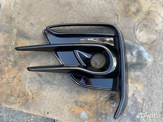 Заглушка птф тюнингованного бампера Kia Rio 4