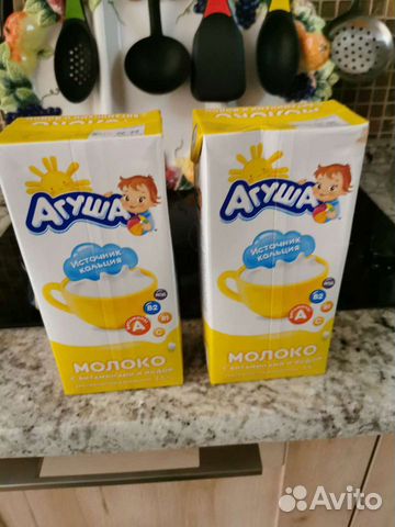 Молоко агуша 1 литр