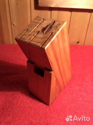Деревянная подставка под ножи