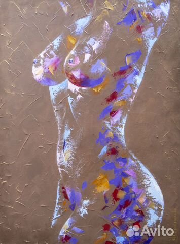 Красивая картина девушки Ню Абстракция девушка