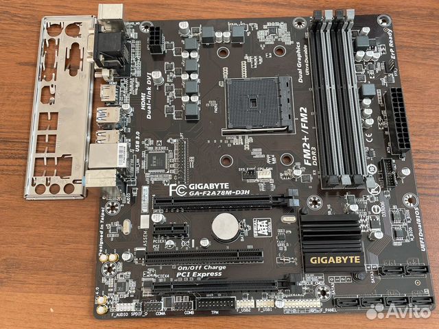 Материнская плата gigabyte ga-f2a78m-d3h fm2+