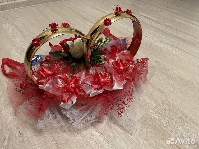 Свадебные кольца на машину продажа