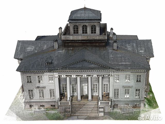 Лазерное 3D сканирование фасадов. Ортофото. Обмер