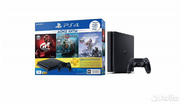 PS4 Slim 1Tb + 400 Игр Гарантия 1 Год