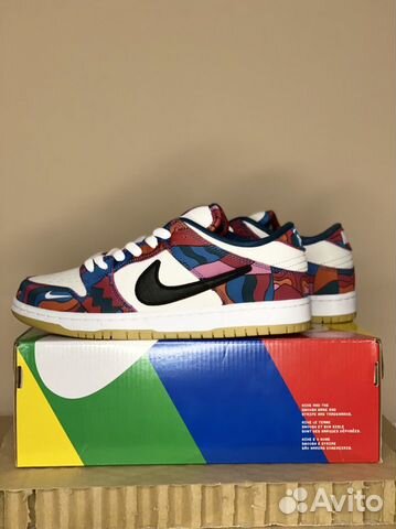 Nike SB Dunk Low Pro Parra Abstract Art 8.5us купить во Владимире | Личные  вещи | Авито