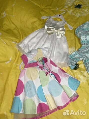 Вещи пакетом на девочку от 3 мес до 9 мес