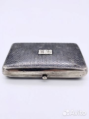 Портсигар серебро 84 проба, 1867 год