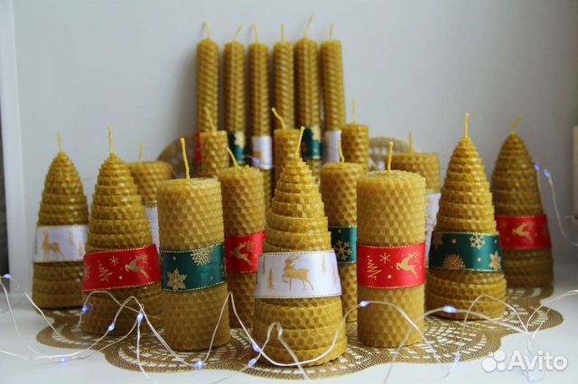 Свечи из натуральной вощины