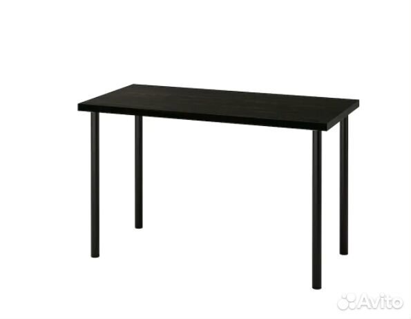 Письменный стол Молвакт Икеа черный 120х80