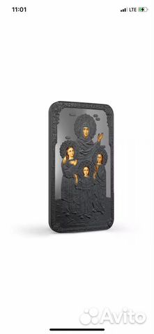 Монета серебряная