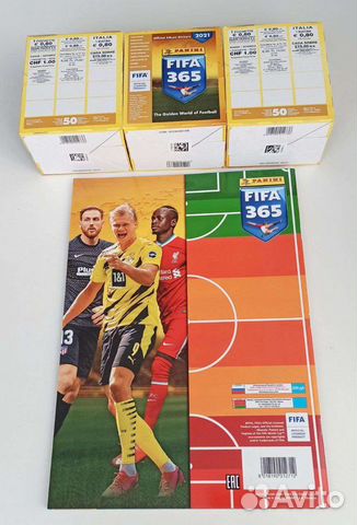 Panini fifa 365 2021 - Альбом и 3 блока