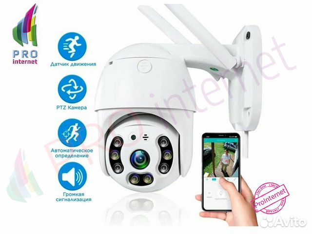 WiFi камера видеонаблюдения поворотная