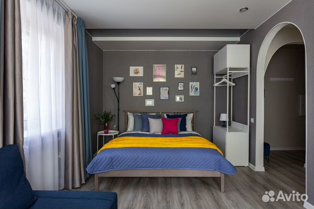 

1-к. квартира, 30 м², 2 кровати