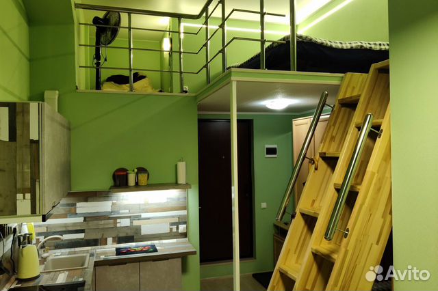

Квартира-студия, 26 м², 2 кровати