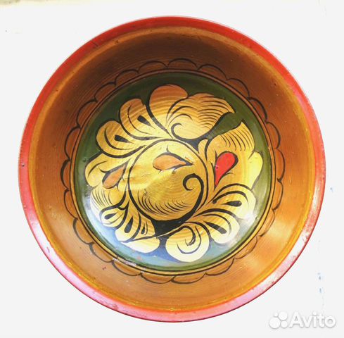 Пиала - розетка - тарелка Хохлома