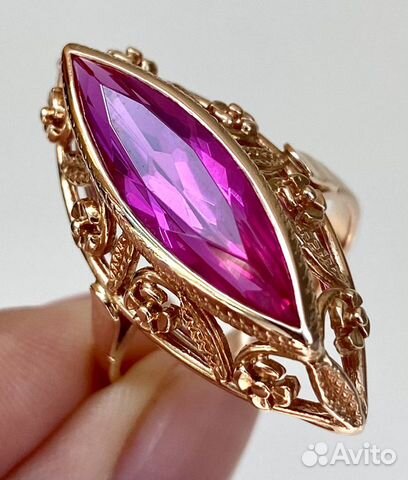 Золотое кольцо «Маркиз» 583 пробы СССР