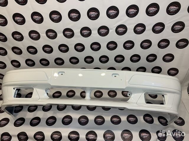 Бампер передний Ваз 2114 спорт / белое облако