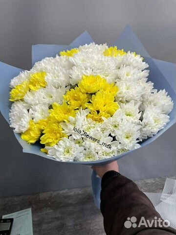 15 хризантем букет,Москва