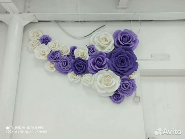 Цветы из фоамирана