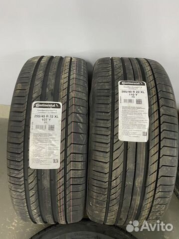Continental ContiSportContact 5 255/45 R22 и 285/40 R22