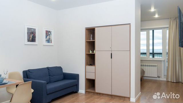 

Квартира-студия, 35 м², 2 кровати
