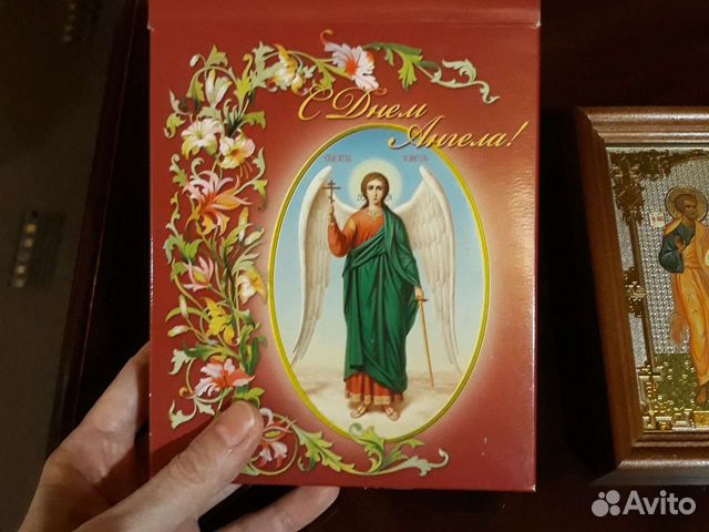 Икона Петр и Павел в упаковке с открыткой