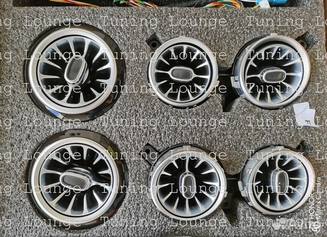 Воздуховоды салона Mercedes E213 с подсветкой