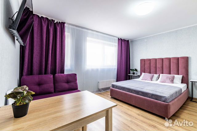 

Квартира-студия, 35 м², 2 кровати