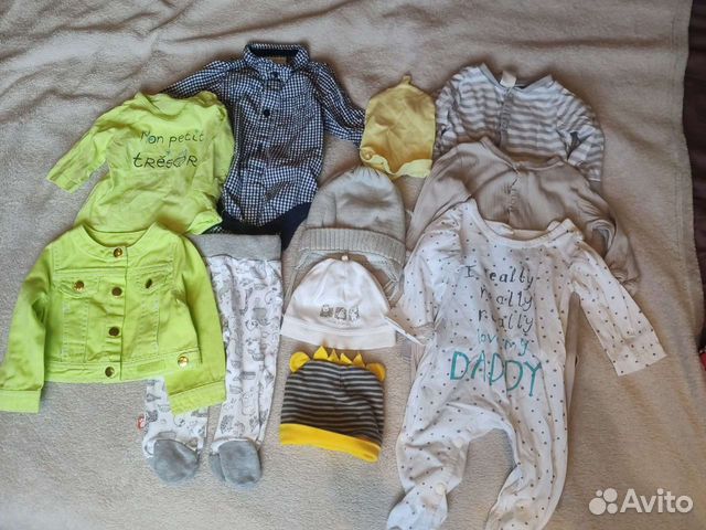 Пакет вещей на мальчика 3-6 месяцев