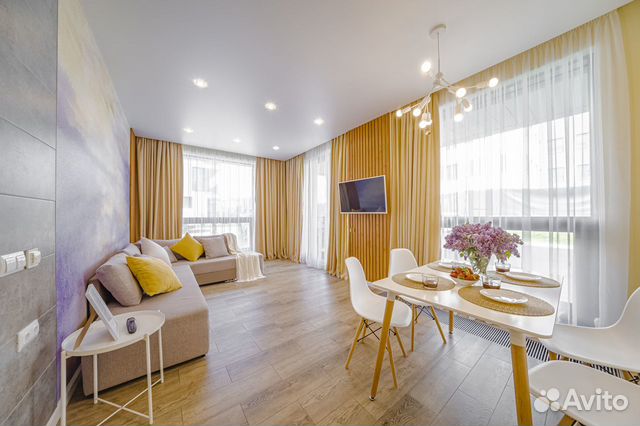 

1-к. квартира, 53 м², 2 кровати